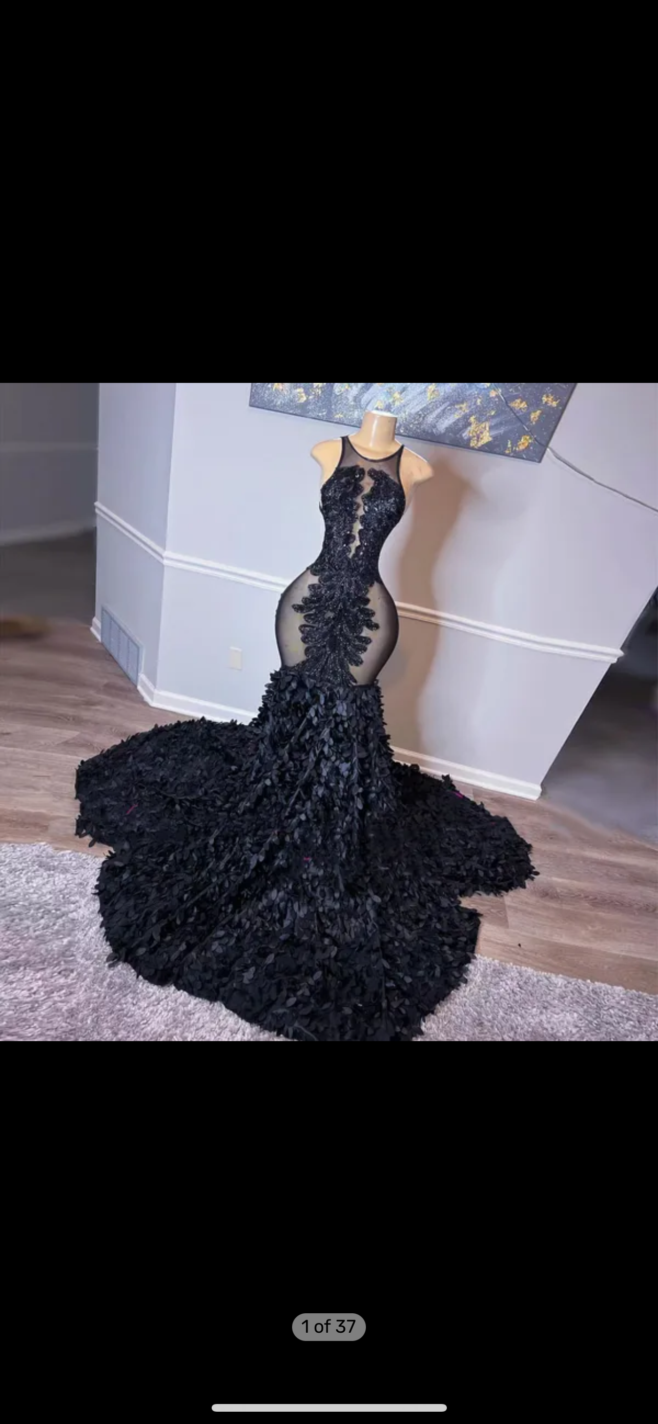 Sexy Black Mermaid