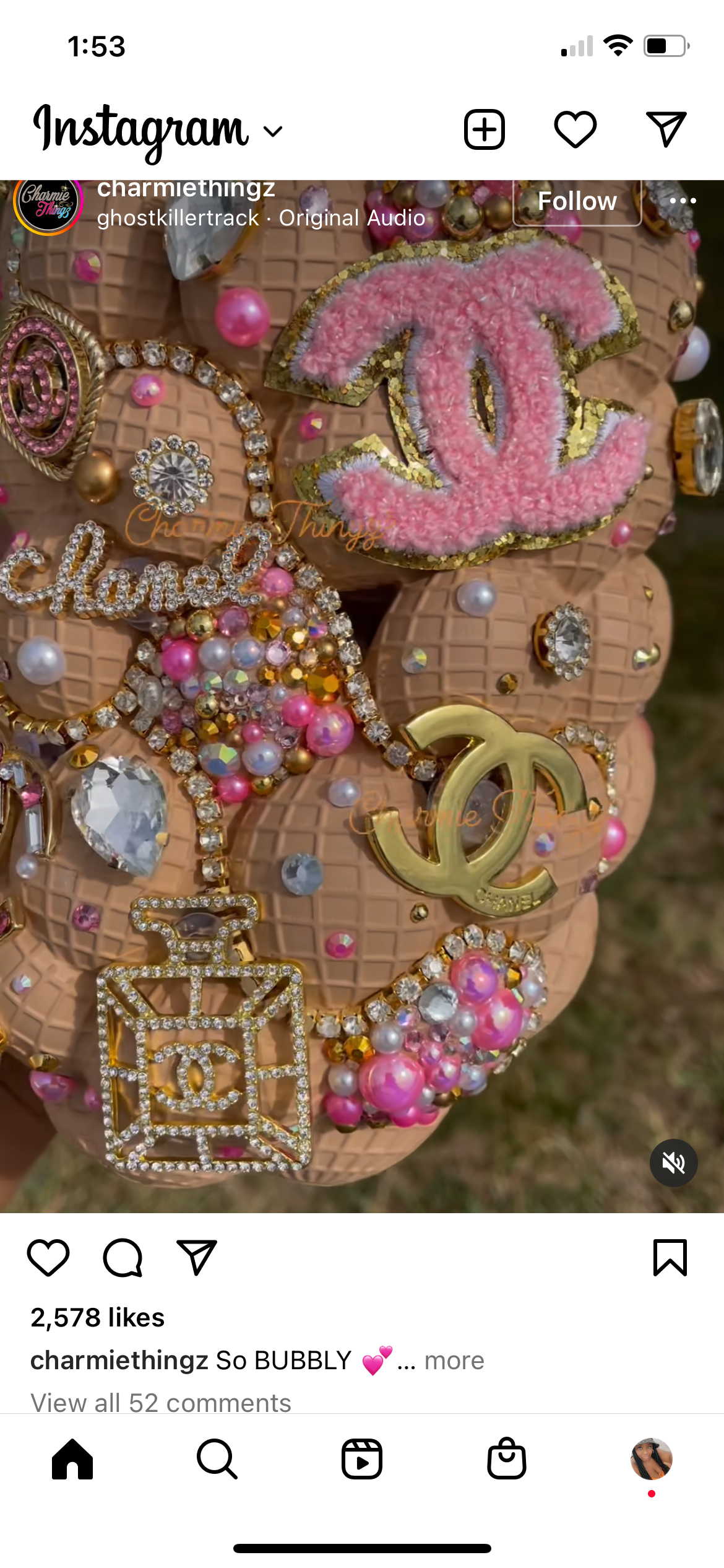 Bubble slides full bling