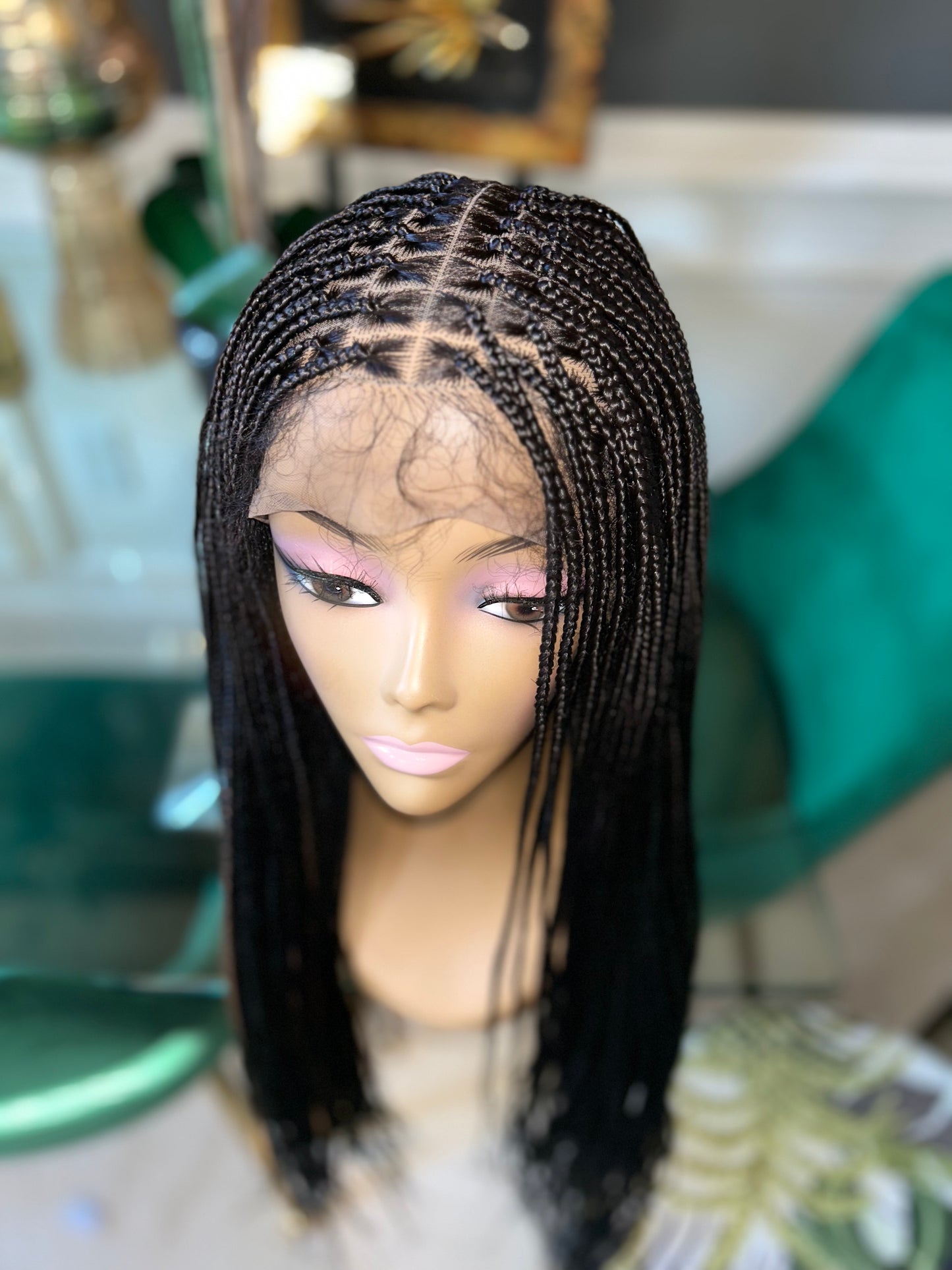 40” small knotless braid wig