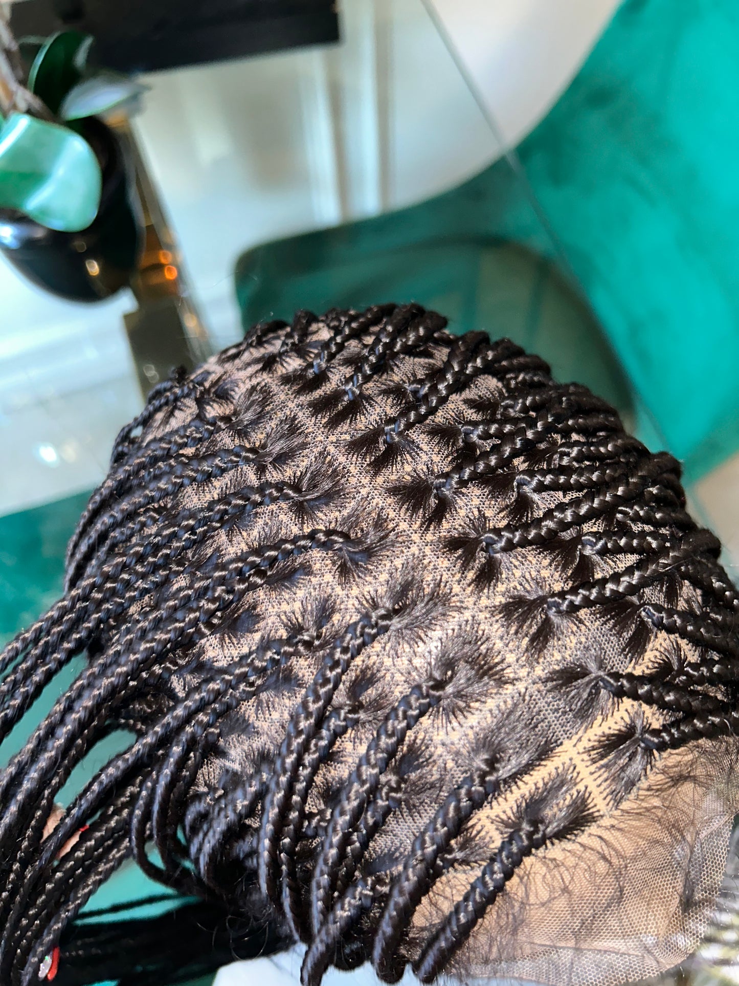 40” small knotless braid wig