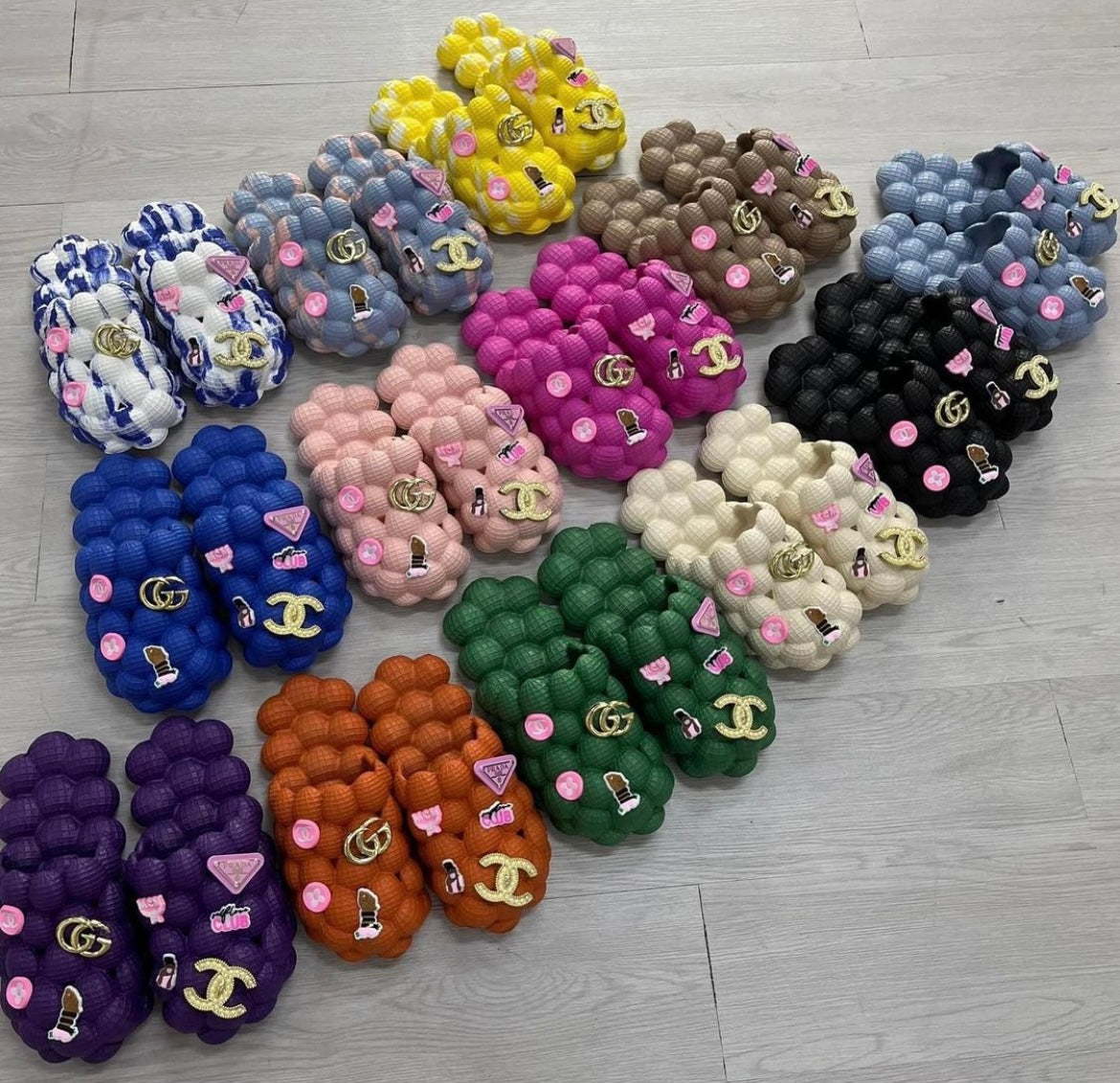 Bubble slides full bling