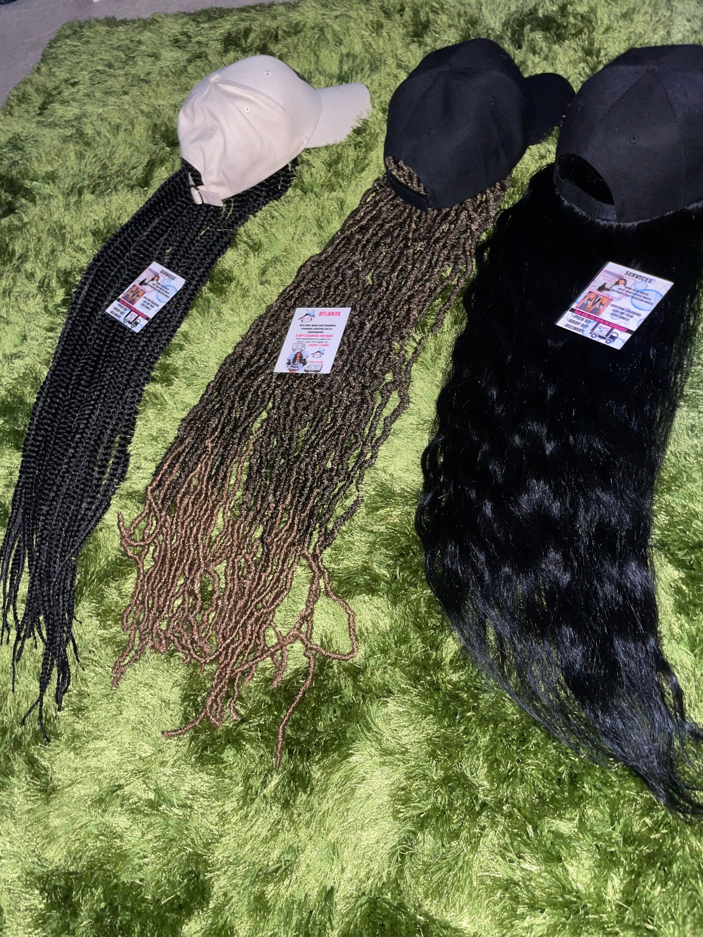 Hat wigs