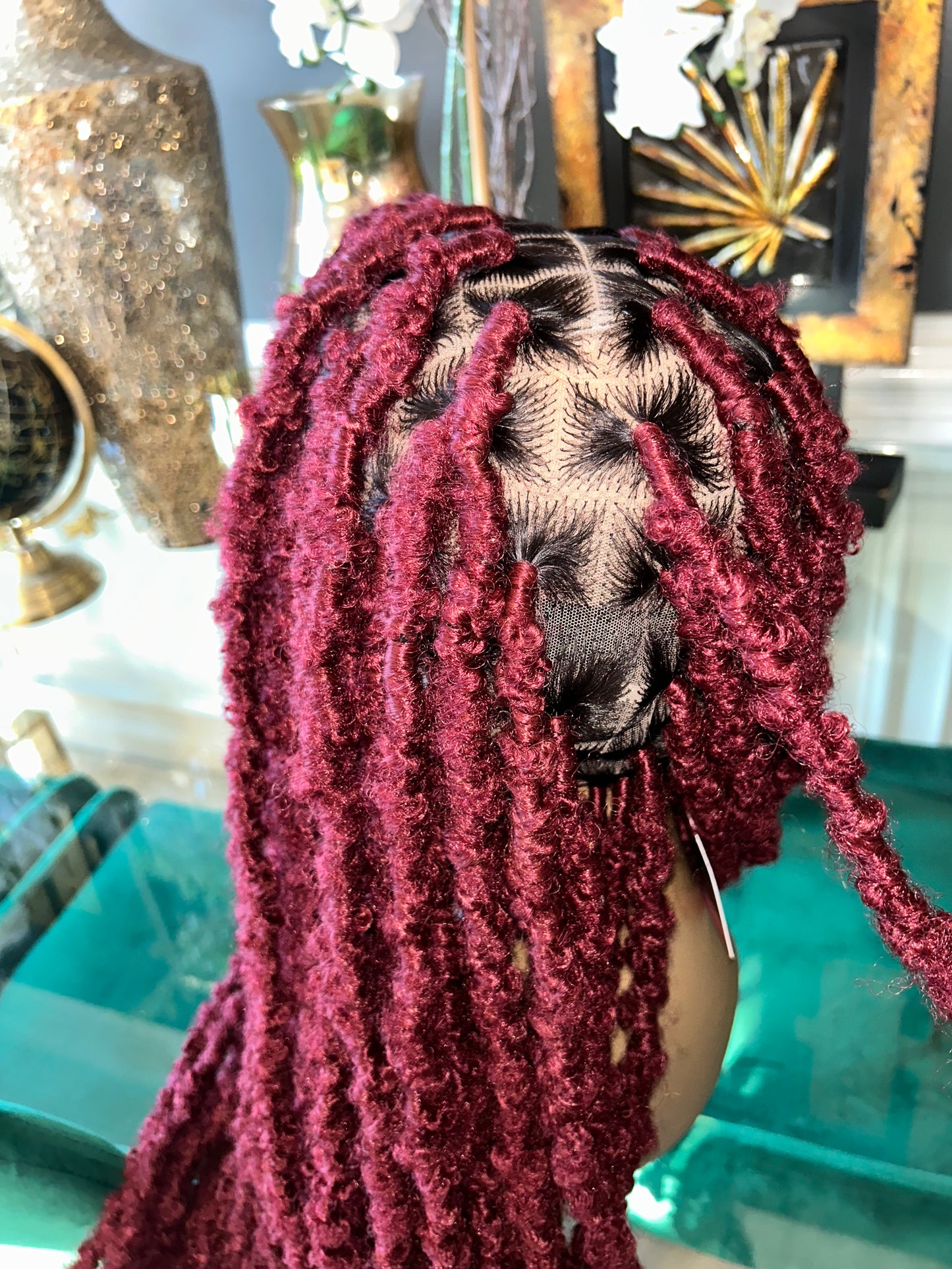 faux loc wig
