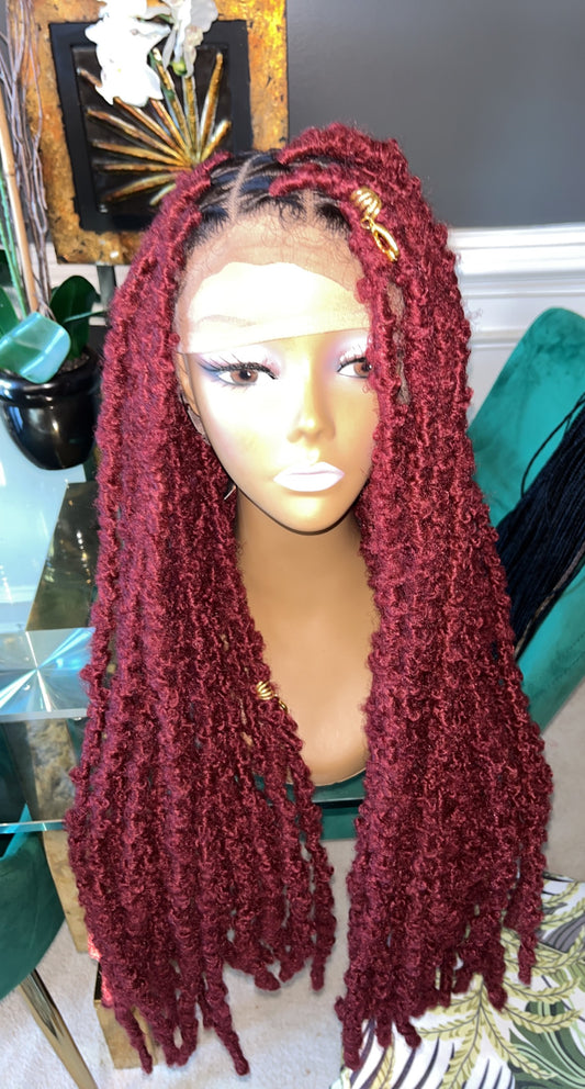 faux loc wig