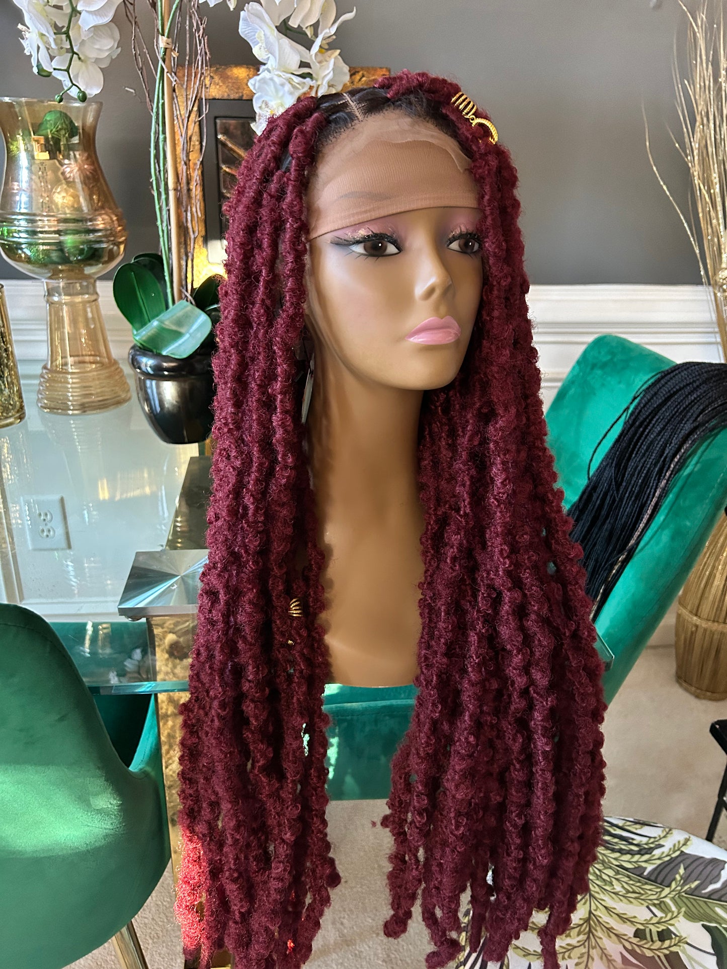 faux loc wig
