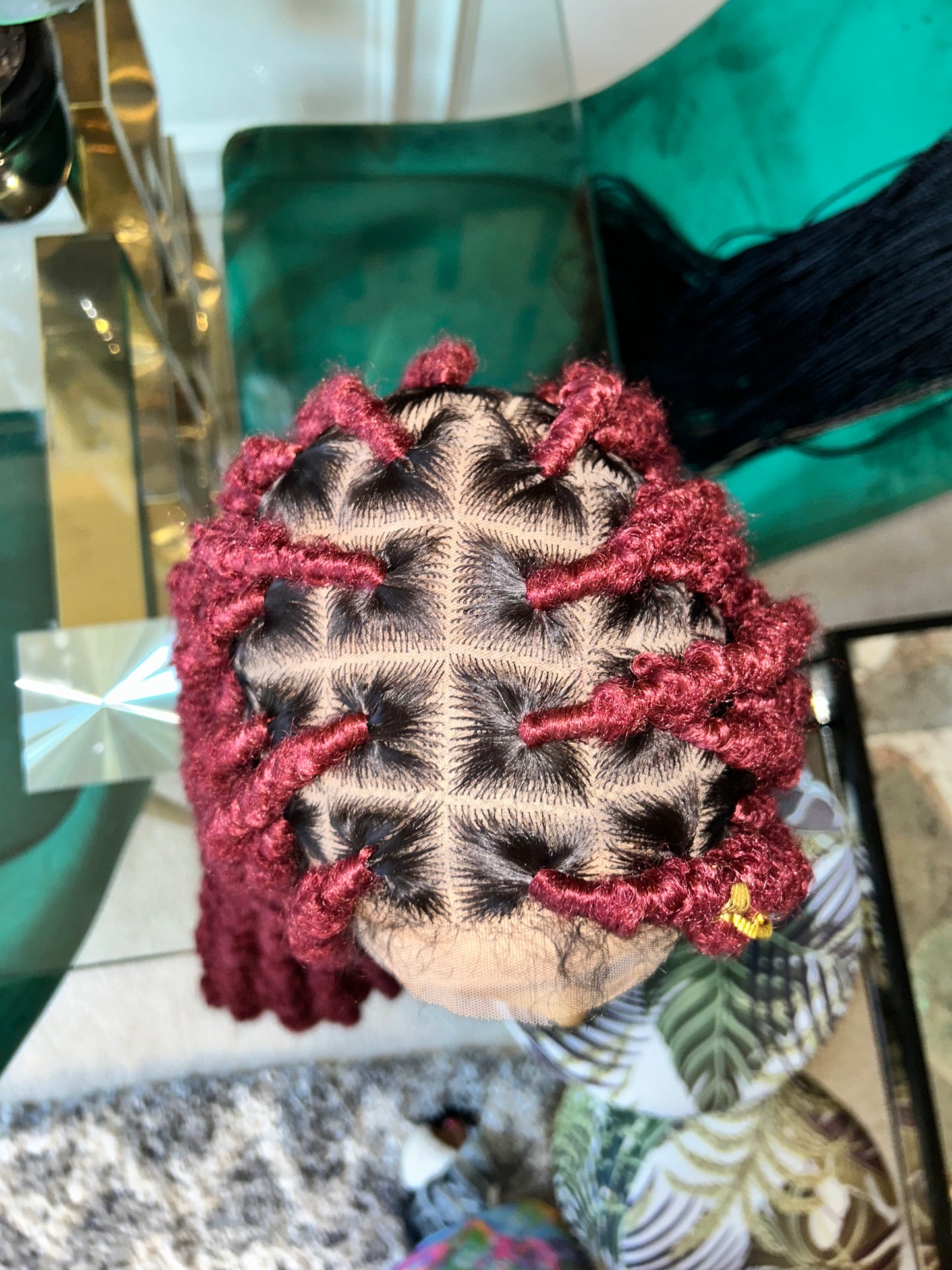 faux loc wig