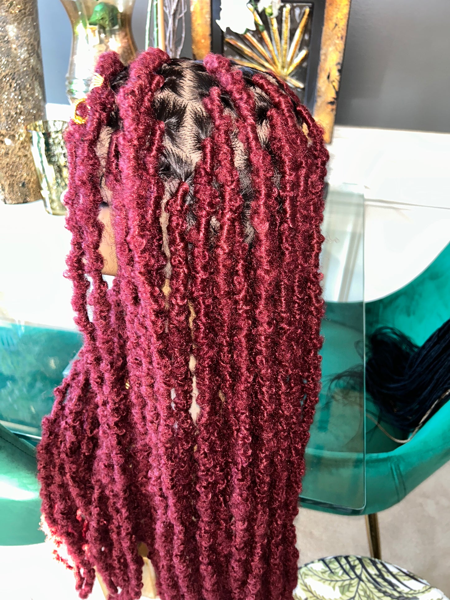 faux loc wig